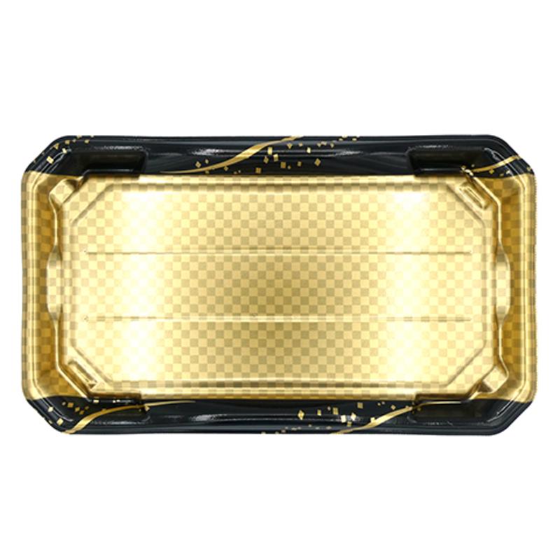 【300枚】寿司容器 美彩3-10 本体 箔市松金 エフピコ 00176018