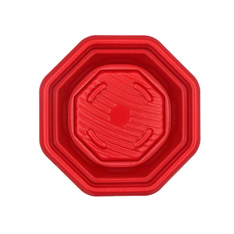 【600枚】惣菜容器 MFPグラブ八角18-18(40)M赤黒 エフピコ 00244160|プロステアウトレット