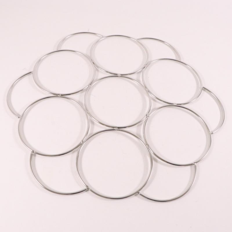 【1個】調理用品 段付鍋用てぼリング 51cm用 7穴 00254052