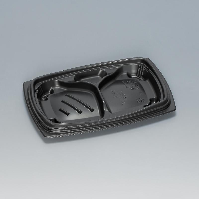 【900枚】弁当容器 祝い膳24-16-4H 黒 福助工業 00267563|プロステアウトレット