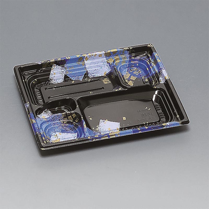 【600枚】弁当容器 巧膳23-20-6H 華やぎ青 福助工業 00439886｜プロステアウトレット