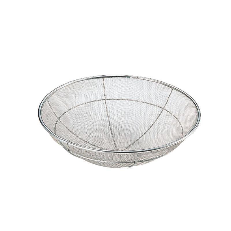 【1個】調理用品 18-8底丸揚げザル 細目 51cm 00472230|プロステアウトレット