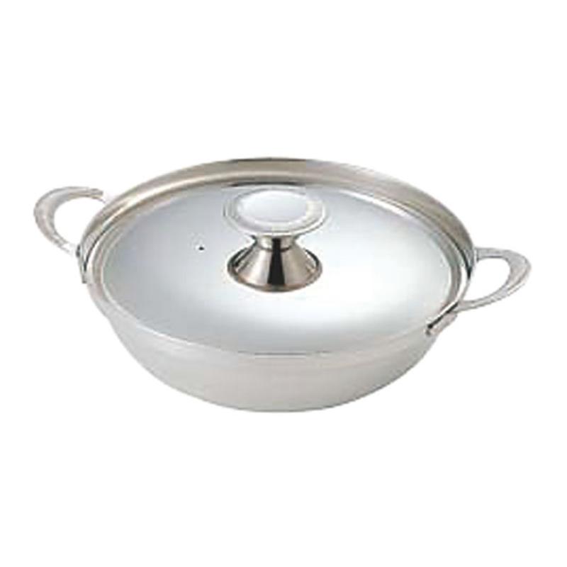 【1個】卓上用品 SW チリ鍋 ちりちり 27cm(Nbステン) 00482862