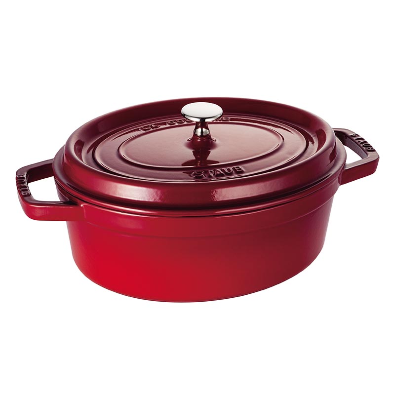 【1個】テーブル用品 ストウブ ピコ・ココット オーバル チェリー 27cm 40509-846 00483195