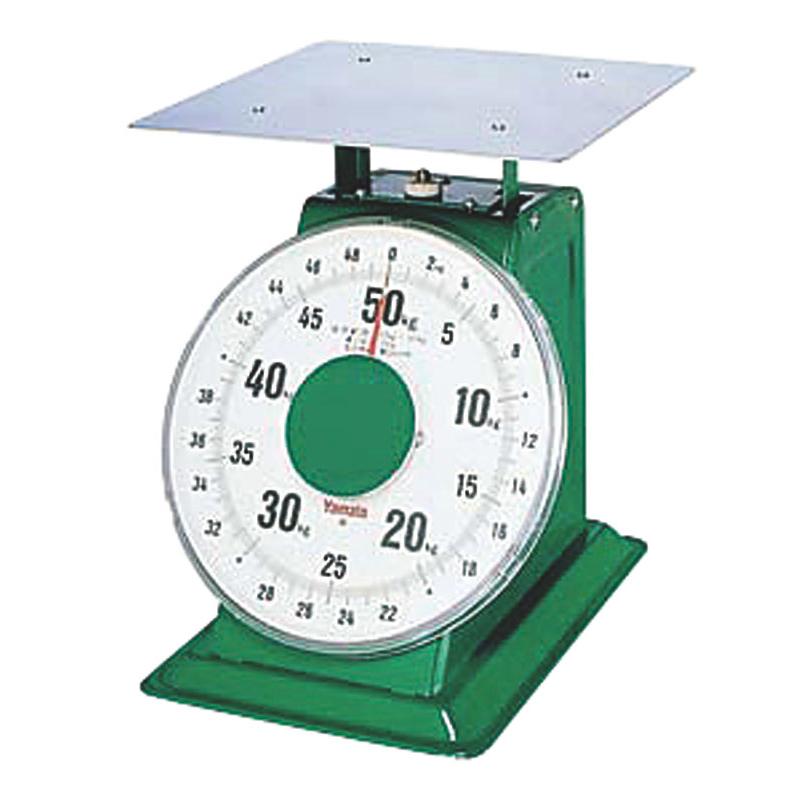 【1個】はかり ヤマト 上皿自動秤 特大型 平皿付 50kg SD-50 00498210