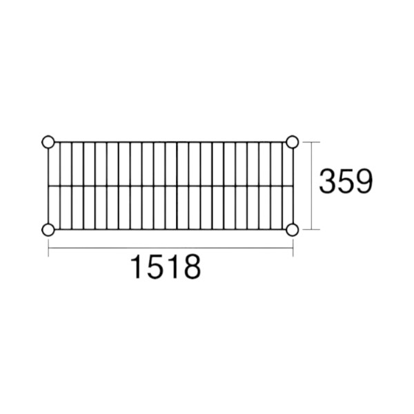 【1台】メタルラック ステンレスエレクター 棚 SAS1520 00502794