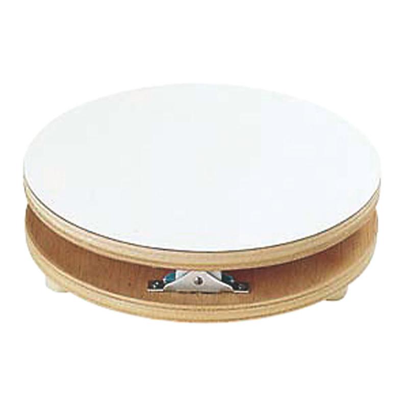 【1個】製菓・製パン用品 回転台 白デコラ 27cm 00509333