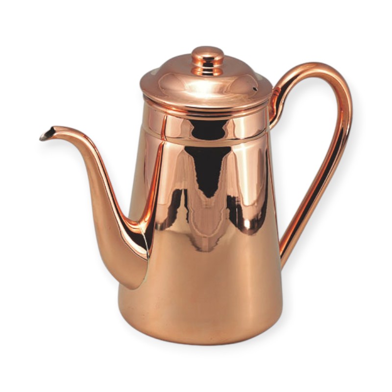 【1個】喫茶用品 銅 無地コーヒーポット#13 1500cc 00509875|プロステアウトレット