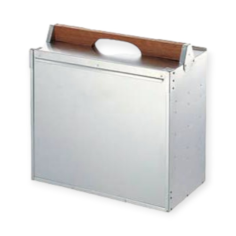 楽天市場】アルミ 出前箱 縦型 3段 【kmss】 出前箱 おかもち 岡持ち