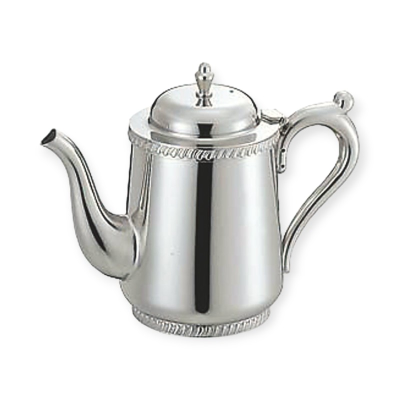 【1個】喫茶用品 SW 18-8菊渕ティーポット 5人用 700cc 00511424