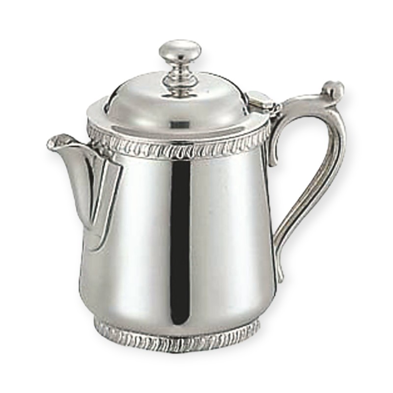 【1個】コーヒー・お茶用品 SW 18-8菊渕ミルクポット 3人用 110cc 00511607