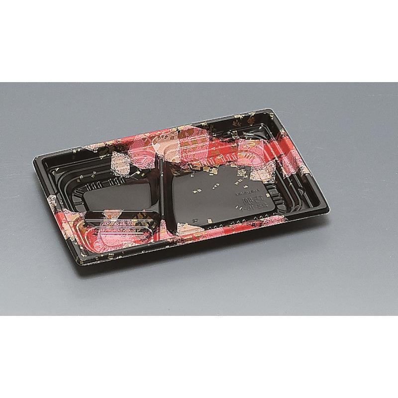 【900枚】弁当容器 巧膳23-15-1H 華やぎ赤 福助工業 00594771