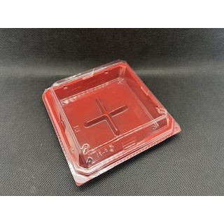 【800枚】和菓子容器 和菓子4個R/B デンカポリマー 00599583|プロステアウトレット