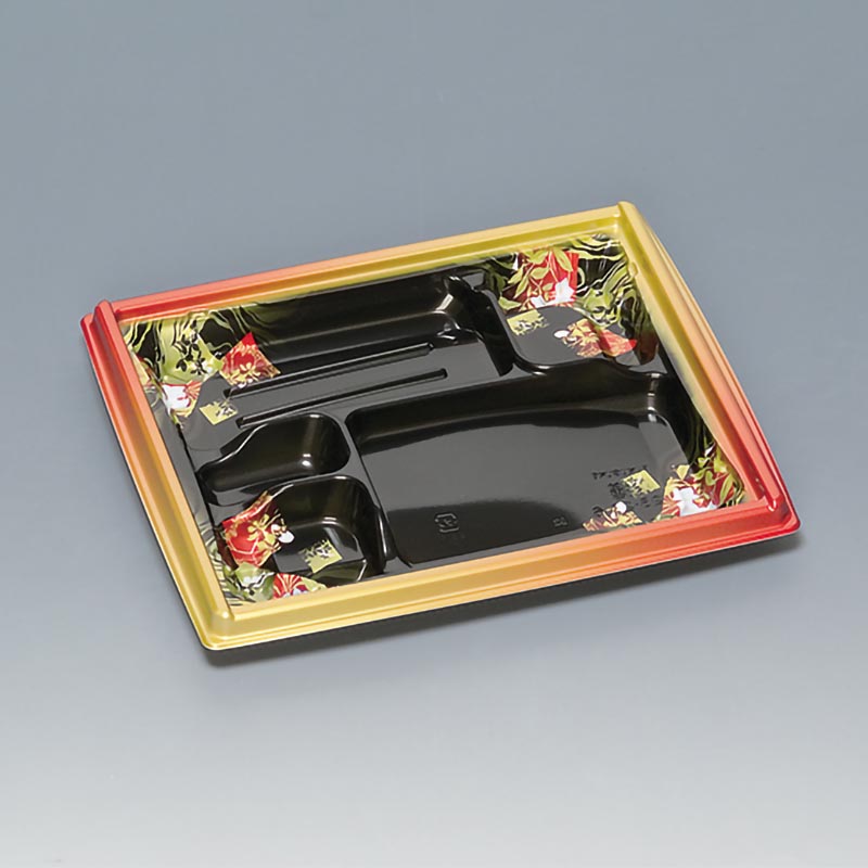 【600枚】弁当容器 箱膳23-20-6H 山水 福助工業 00608094