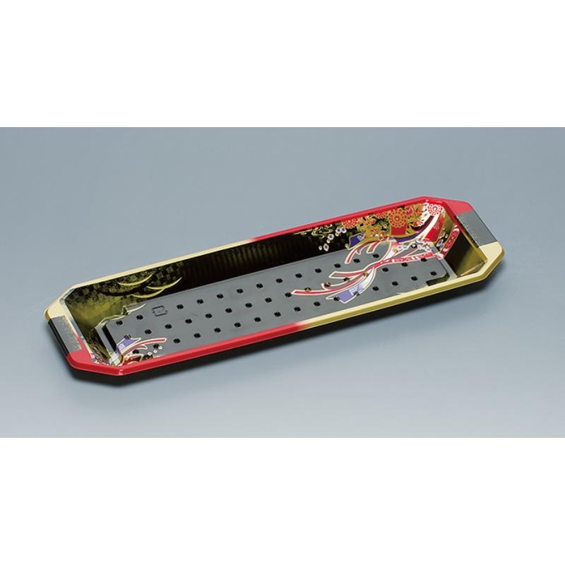 【600枚】寿司容器 和皿 1-8H 蒔絵 福助工業 00640764｜プロステアウトレット