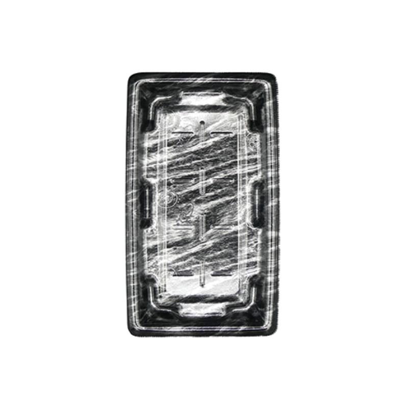 【800枚】惣菜容器 MTD25-15平 本体 エコ黒木銀 エフピコ 00662228