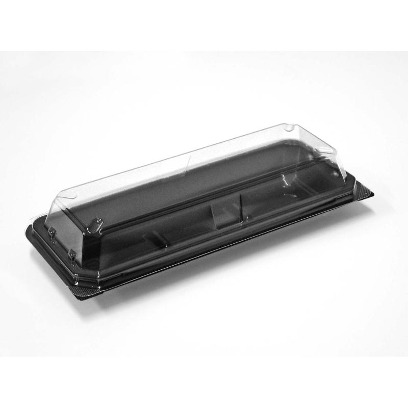 【900枚】和菓子容器 和菓子3個黒 デンカポリマー 00666525