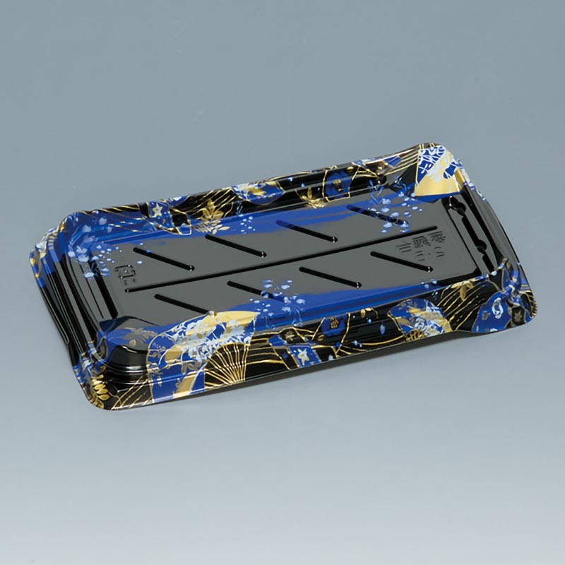 【600枚】寿司容器 夢舞台2-5H 藤扇 青 福助工業 00668204