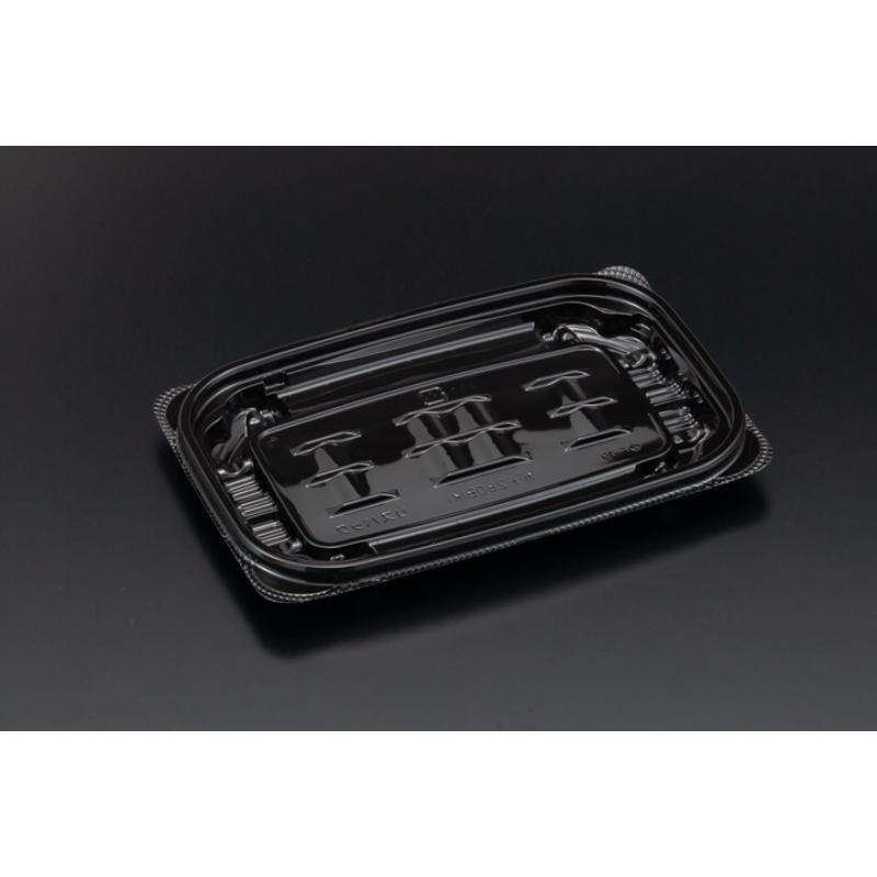 【1200枚】惣菜容器 バイオカップ ガード 280B(K) 黒 リスパック 00687608