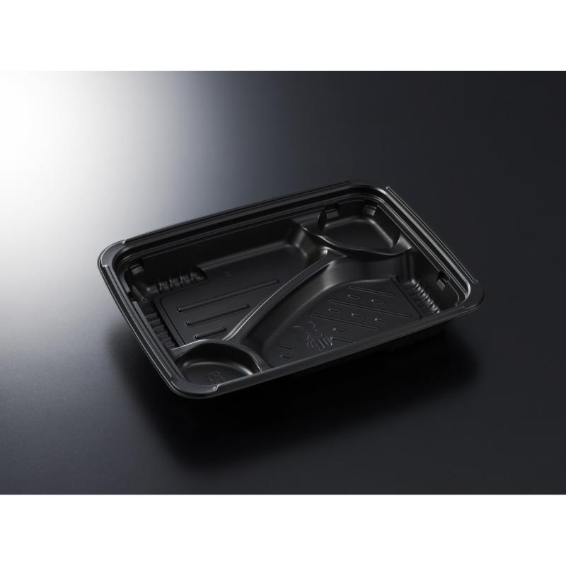 【400枚】弁当容器 BCTはるか22-17C BK 身 中央化学 00698242｜プロステアウトレット