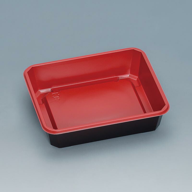 【600枚】弁当容器 M-16SH R/B 福助工業 00746875