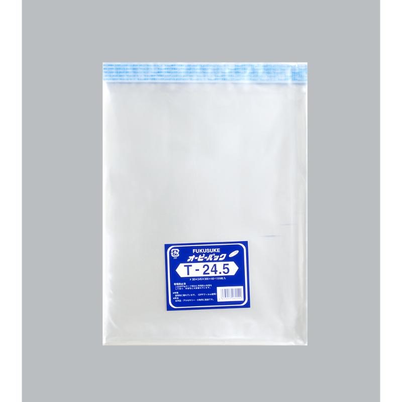 【30袋】テープ有 OPP袋 オーピーパックC T-24.5 100枚入 福助工業 00756302｜プロステアウトレット