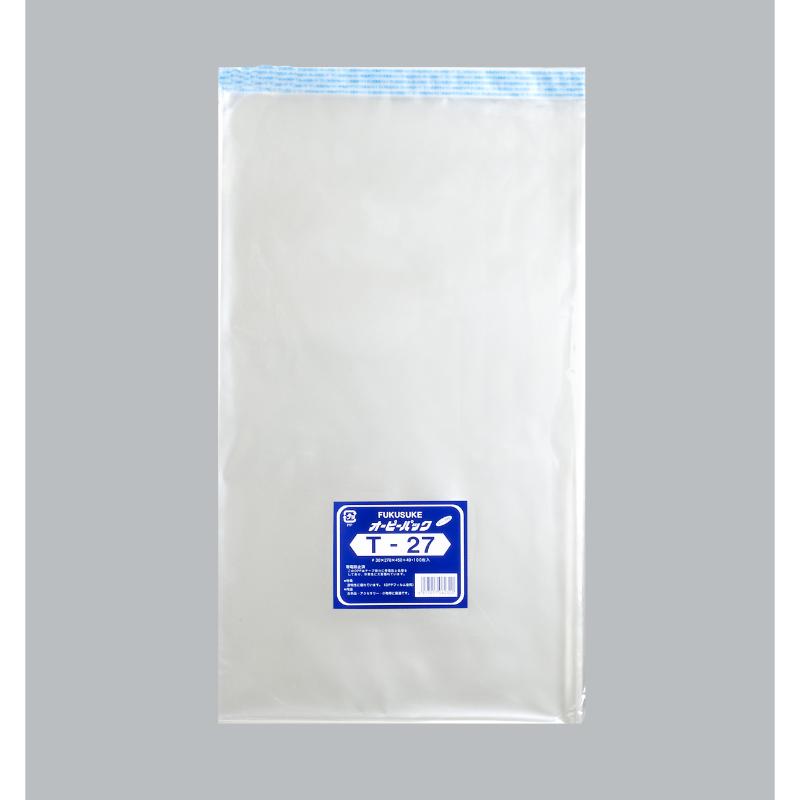 【20袋】テープ有 OPP袋 オーピーパックC T-27 100枚入 福助工業 00756306｜プロステアウトレット