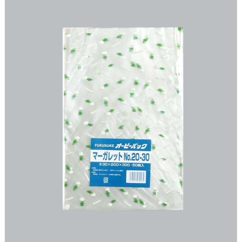 【80袋】テープ無 OPP袋 オーピーパックC マーガレット No.20-30 50枚入 福助工業 00762024|プロステアウトレット