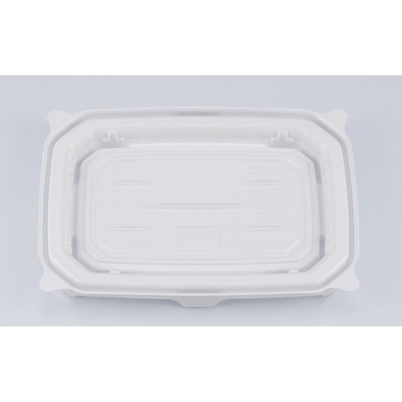 【1200枚】軽食容器 CBF-DE18-13B ホワイト本体 シーピー化成 00766375