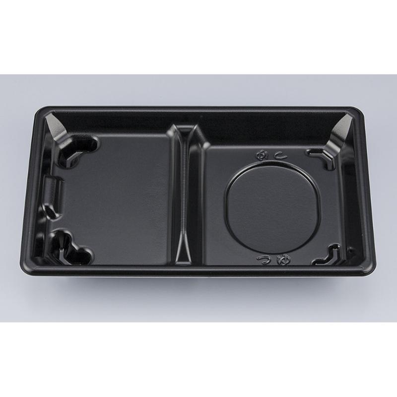 【600枚】冷麺容器 SF弁当65 黒本体 シーピー化成 00766483