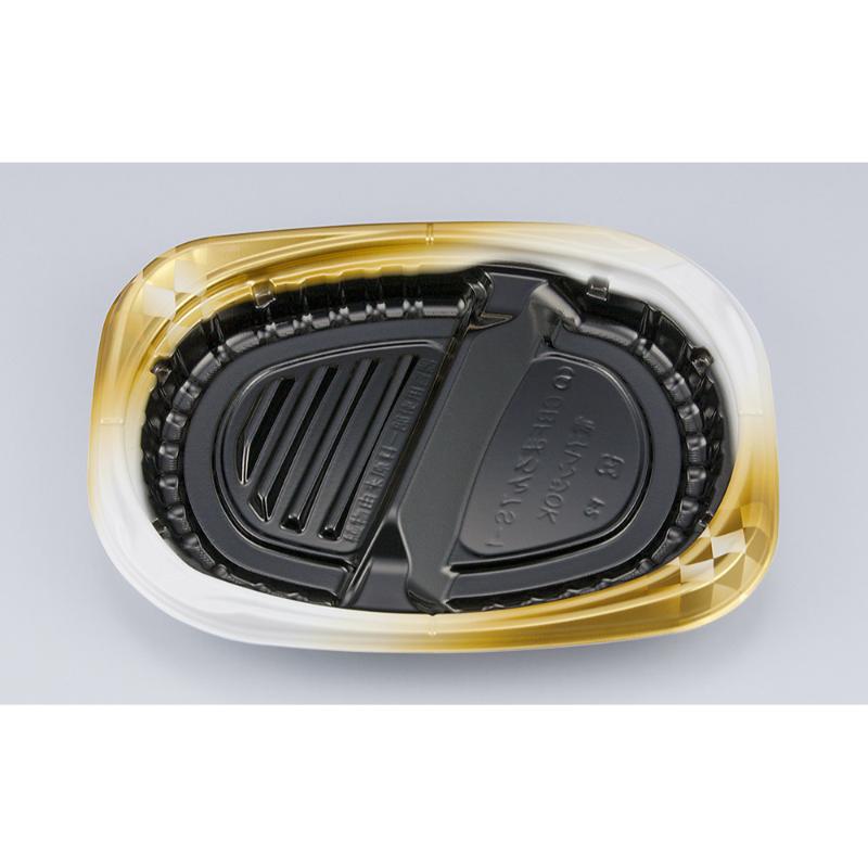 【600枚】弁当容器 CBFまろん7S-1 ゴルトBW本体 シーピー化成 00766498