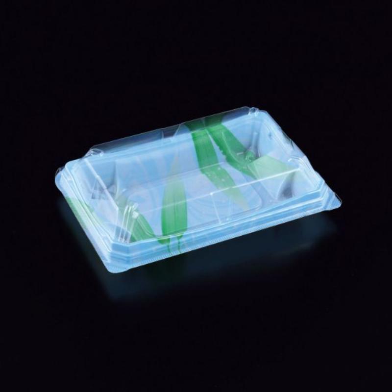 【600枚】和菓子容器 ユニコン RX-18 流水笹 スミ 00769300
