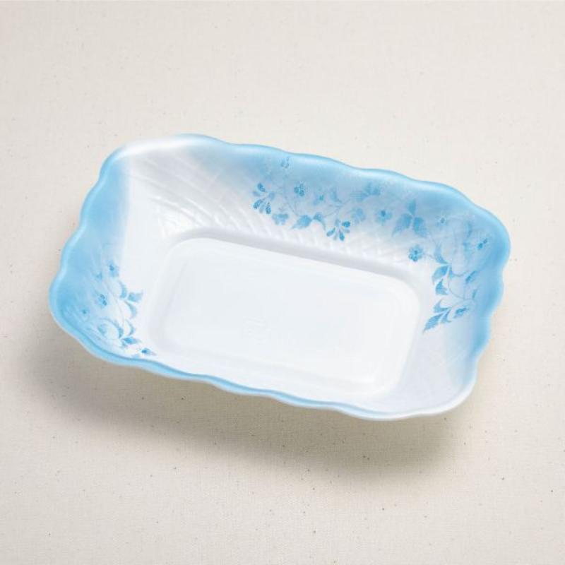【600枚】弁当容器 ふかざら(大)かずら 青葉紙業 00769447