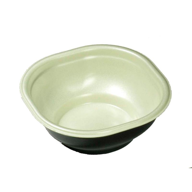 【800枚】どんぶり容器 グルメ丼20本体K黒 デンカポリマー 00775895