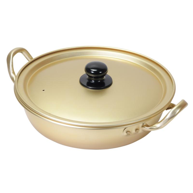 【16個】調理道具 韓味家 アルミ製ラーメン鍋22cm パール金属 00777172