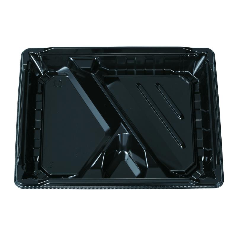 【600枚】弁当容器 MS角弁 23-19-2 黒 本体 エフピコチューパ 00778421