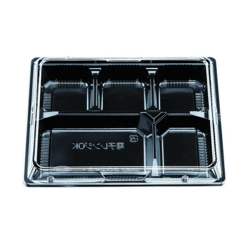 【400セット】弁当容器 松花堂 202-2 黒セット エフピコチューパ 00778447