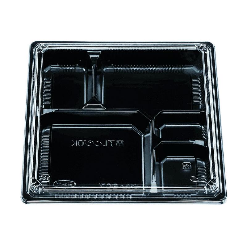 【400セット】弁当容器 松花堂 207 黒セット エフピコチューパ 00778458