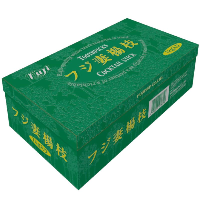 【20箱】爪楊枝 フジ妻楊枝箱入り1kg 6cm 尚美堂 00784060