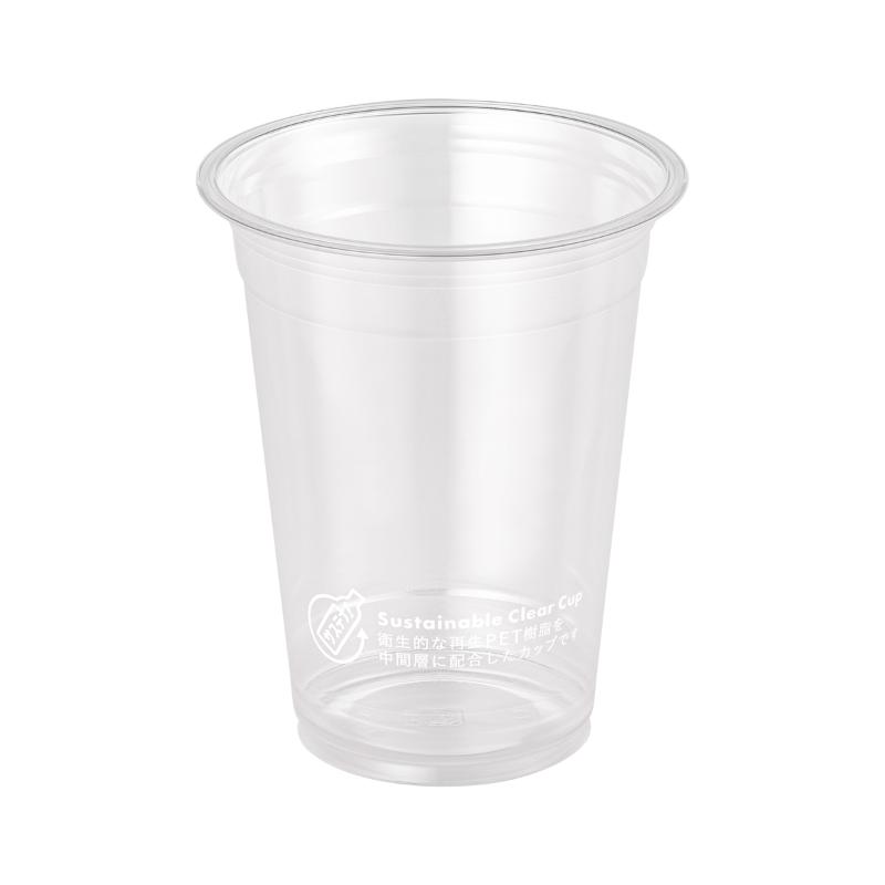 【20袋】プラコップ VFBサステナブルクリアーカップ マーク付 420ml 50P サンナップ 00787813