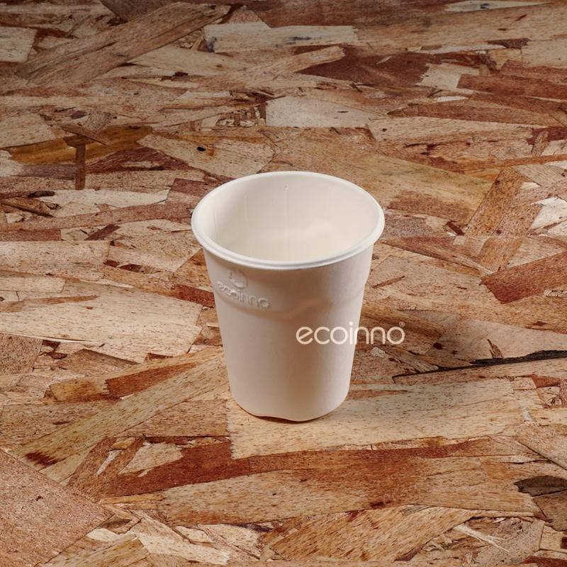【1000枚】紙コップ Cup8 本体 Ecoinno 00779162