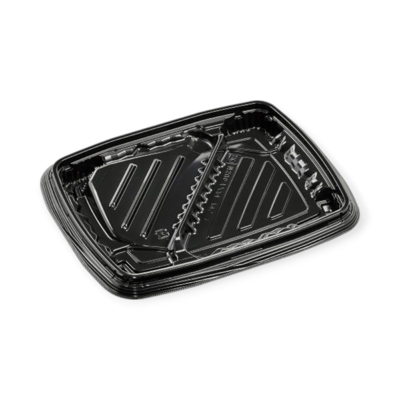 【600枚】弁当容器 MSDレイア24-19S-1 黒 エフピコ 00786169｜プロステアウトレット