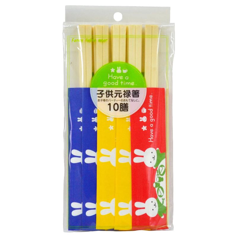 【120袋】割箸 good time 子供元禄箸 10膳 大和物産 00796088