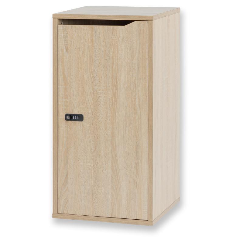【1台】店舗用品 組立式木製収納ロッカー アスカ 00796448