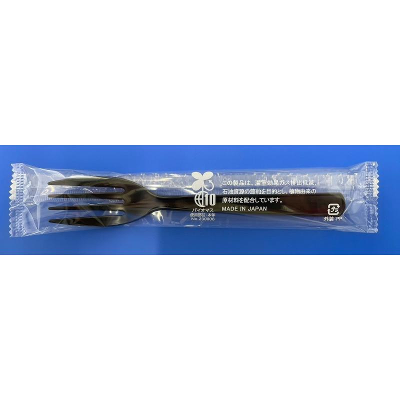 【3000点】使い捨てスプーン BP PLA10 フォーク＃160黒単袋入 アサヒ徳島 00745584｜プロステアウトレット