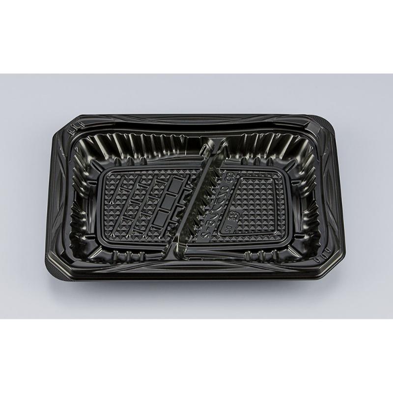 【600点】弁当容器 CZラプレ5-2 BS黒本体 シーピー化成 00793661