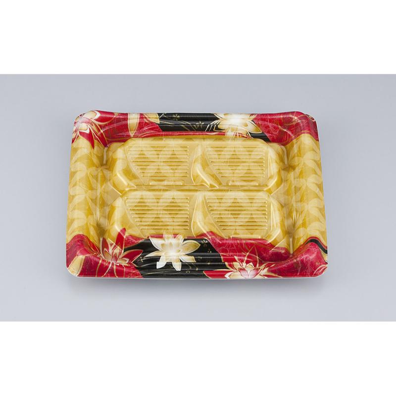 【900点】刺身容器 SFうま盛段4 花流水本体 シーピー化成 00793755