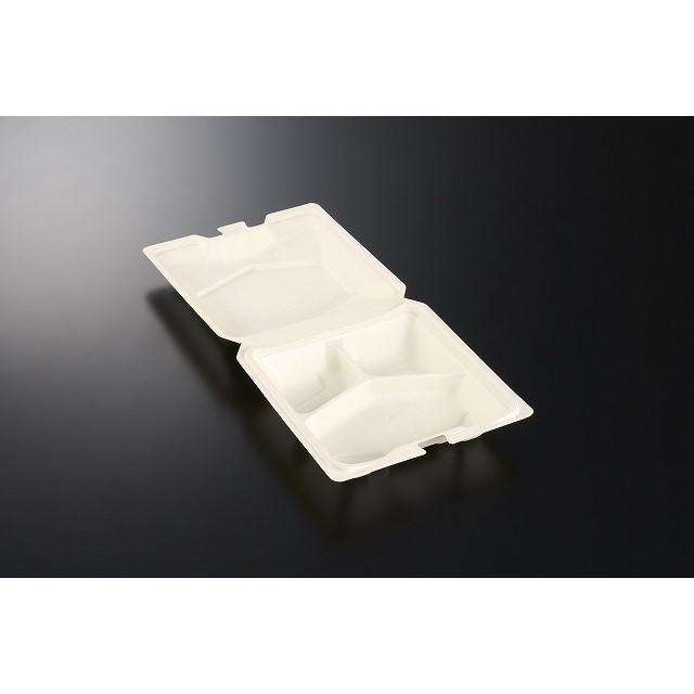 【200点】弁当容器 CST街デリ BOX20-19Y W 中央化学 00802593