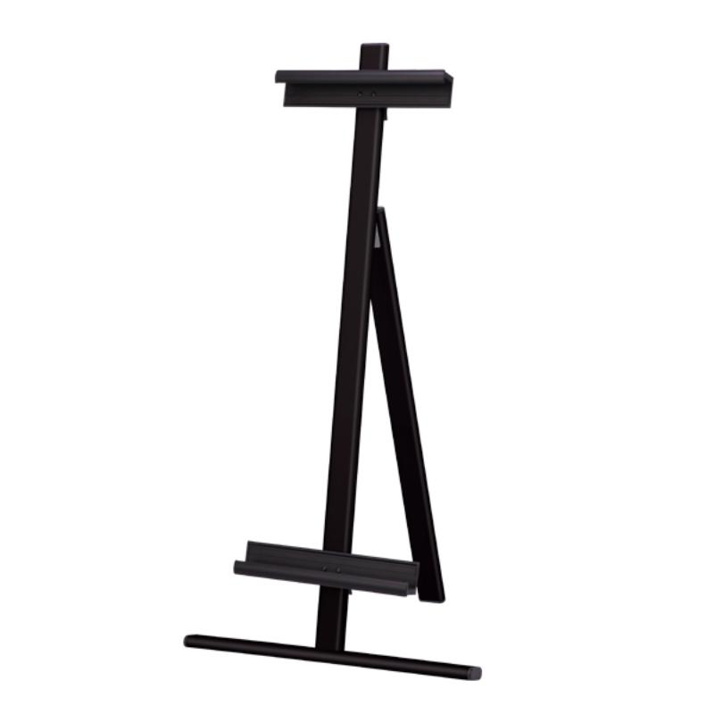 【1点】売場備品 アルミイーゼル ロータイプ ブラック 友屋 00805876