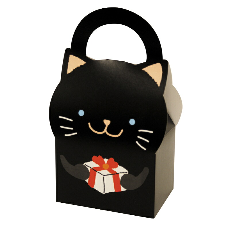 【200点】ギフト箱 アニマルBOX 親ねこ ヤマニパッケージ 00801209|プロステアウトレット